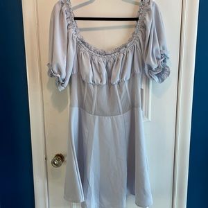 Baby blue Tiffany dress from Lani the Label